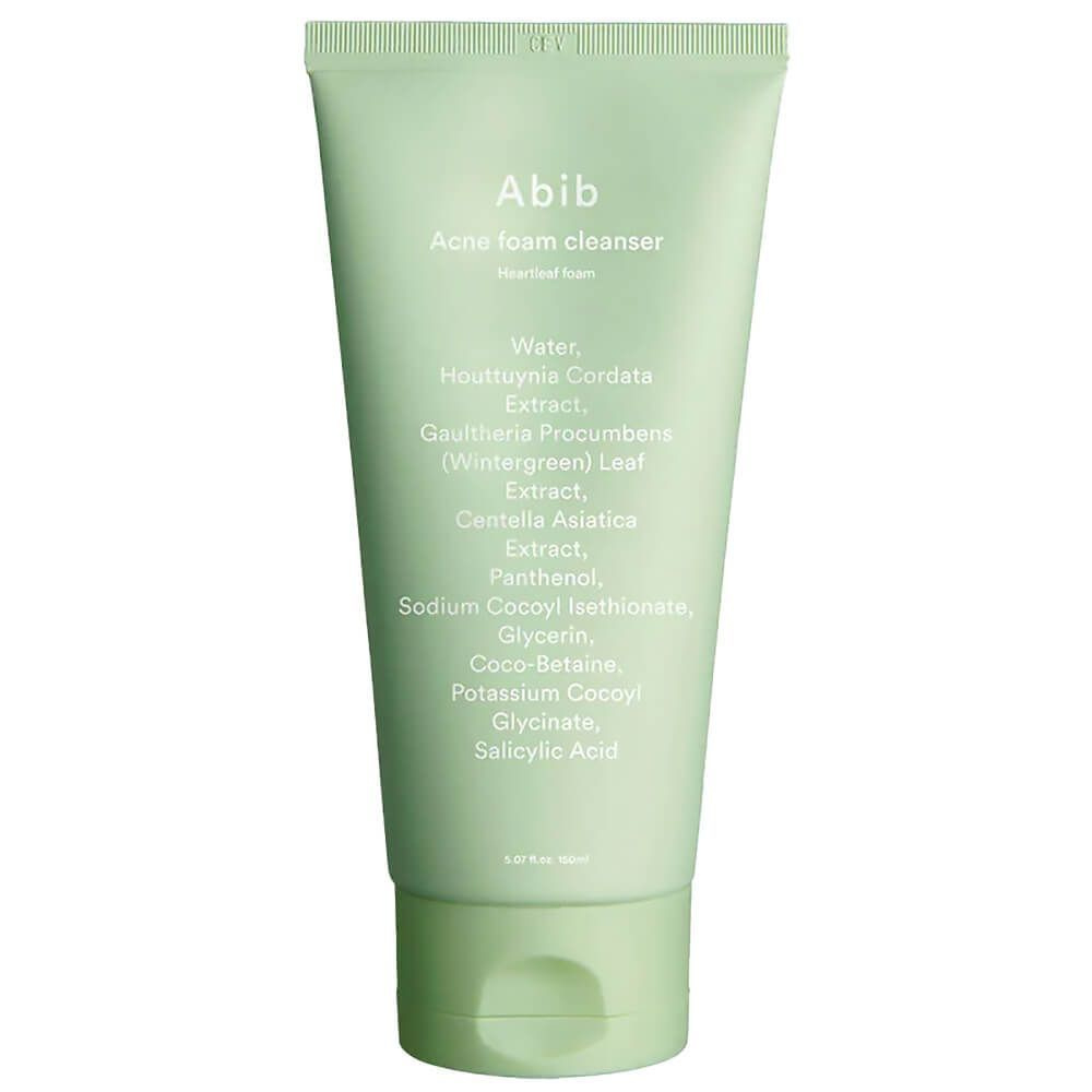 Abib Acne Foam Cleanser Heartleaf Foam Гипоаллергенная очищающая пенка для кожи с акне
