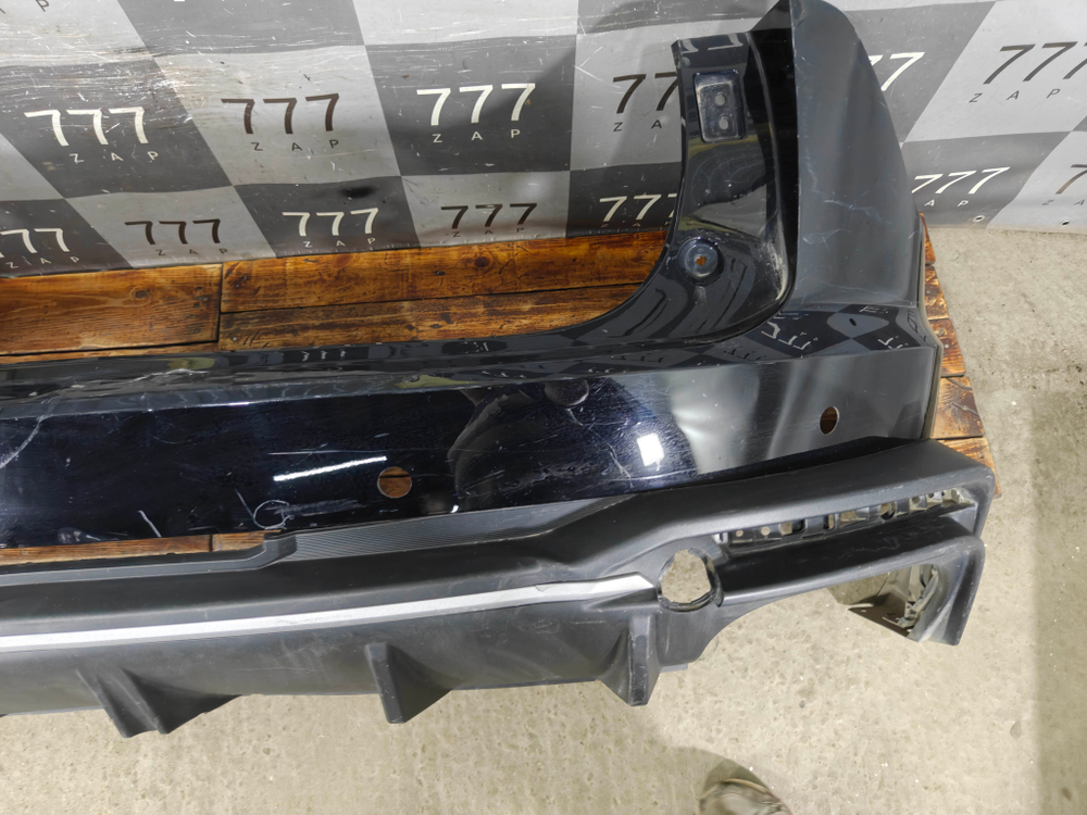 Бампер задний + юбка заднего бампера Haval F7 2, F7x 2 24-нв Б/У Оригинал 2804140AKN02A