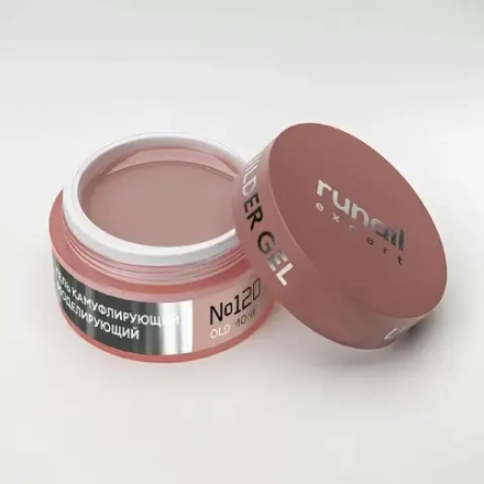 Runail Expert Гель моделирующий UV BUILDER GEL №120 слабопигментированный бежевый, 50г банка
