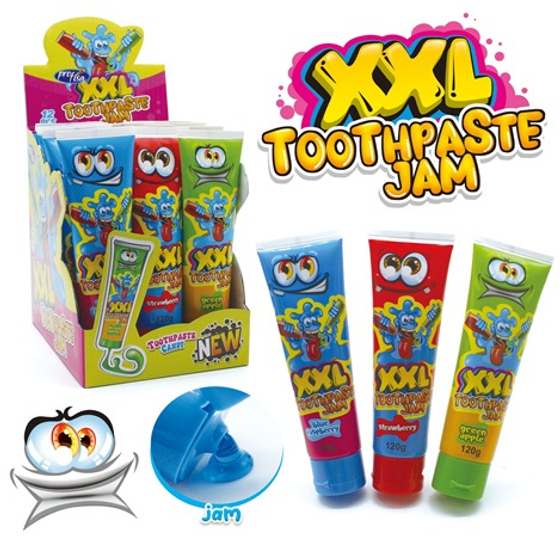 Жидкая карамель-гель "XXL toothpaste jam" 12шт*120г