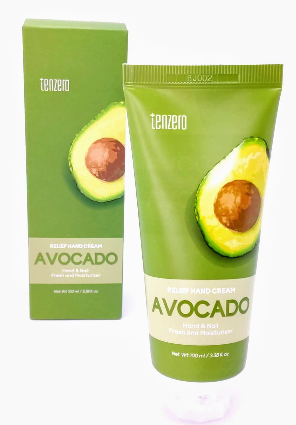 Крем для рук и ногтей с экстрактом авокадо Tenzero Relief Hand Cream Avocado 100 мл.