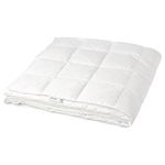 Евро одеяло IKEA FJALLHAVRE (ФЬЕЛЛЬХАВРЕ), Стеганое, Летнее, Всезезонное, Белый, 220x240 см