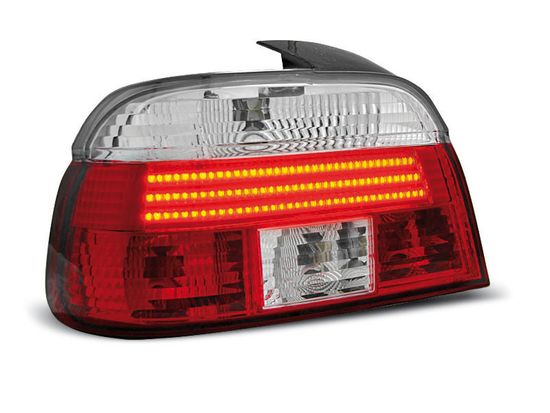 Задние фонари Bmw 5 E39 red white led