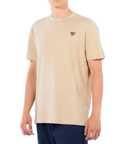 Мужская теннисная футболка Tecnifibre Graphic 2026 - sand