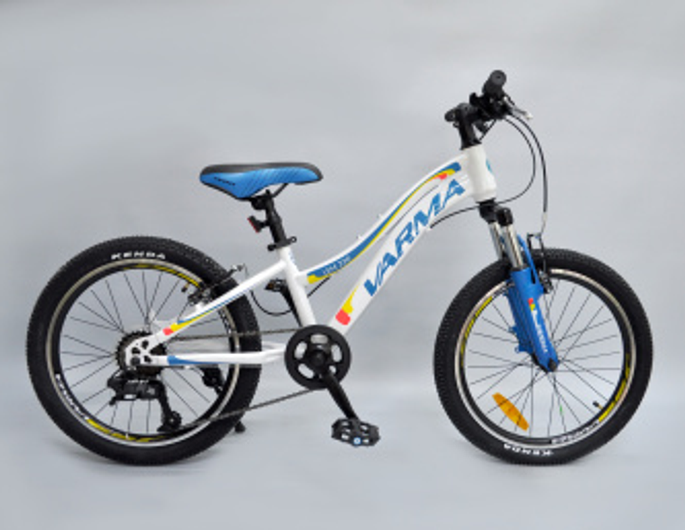 Вело 20" Varma LEM 230 белый-голубой р.10, 7 ск ст