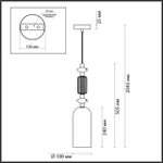 4861/1A ODL_EX Подвес E14 1*40Вт 220В IP20 CLASSIC