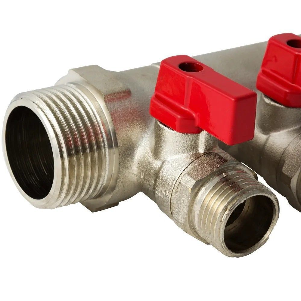 Коллектор отсекающий 3 выхода 1х3/4 евроконус Valtec