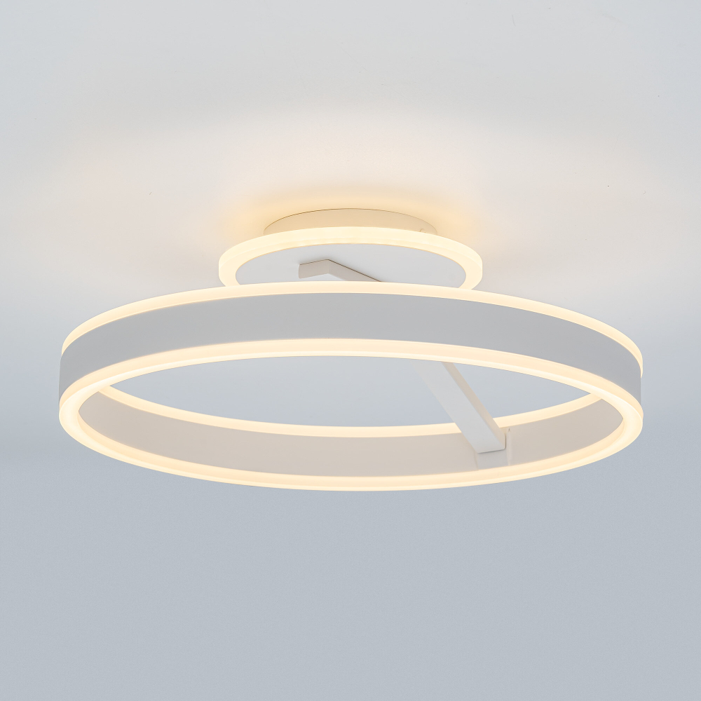 Citilux Дуэт CL719740 LED Люстра с пультом Белая