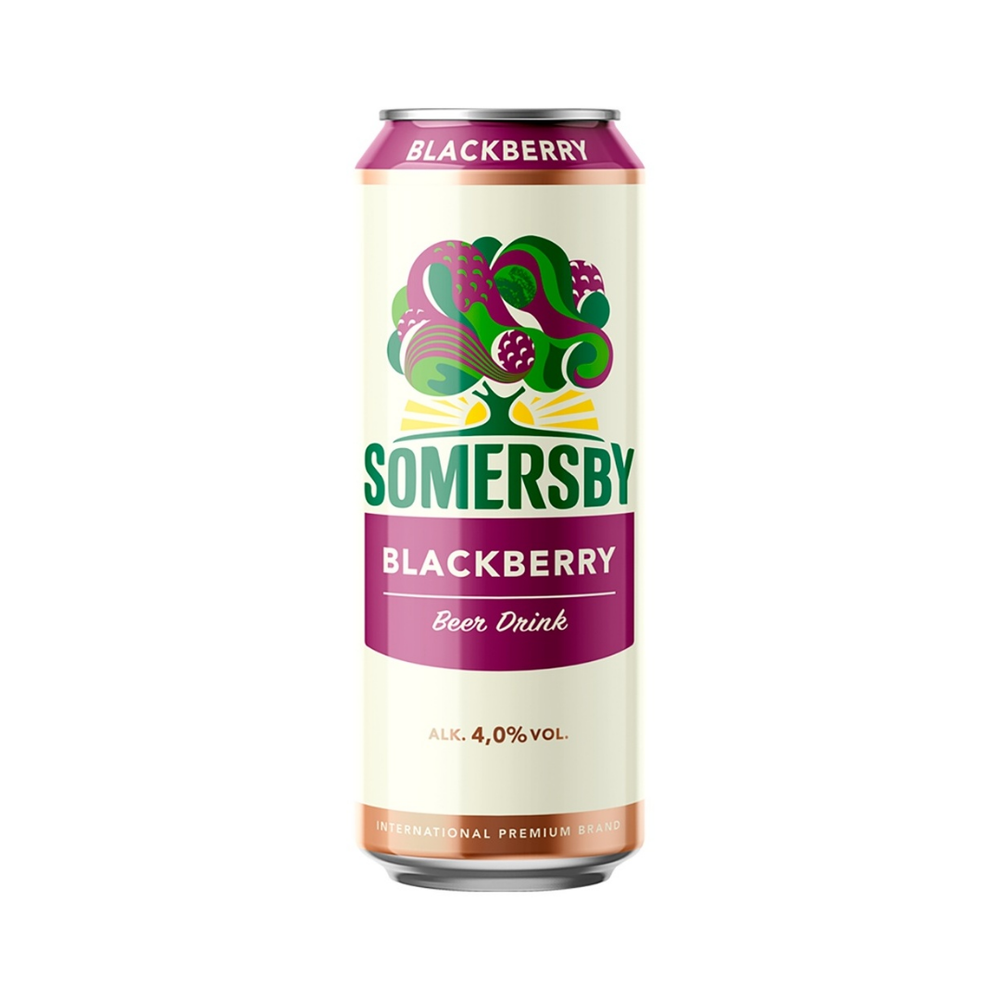 Пивной Напиток Somersby Blackberry 0,45 л ж/б