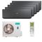 Мультисплит система на 5 комнат Hisense AS-10UW4RXVQH01AG(B) x 5 / AMW5-42U4RTA