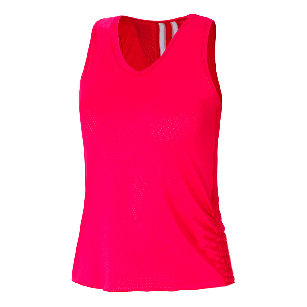 Женская теннисная майка Lucky in Love Pindot V-Neck Tank Top Special Edition Women - Pink, White