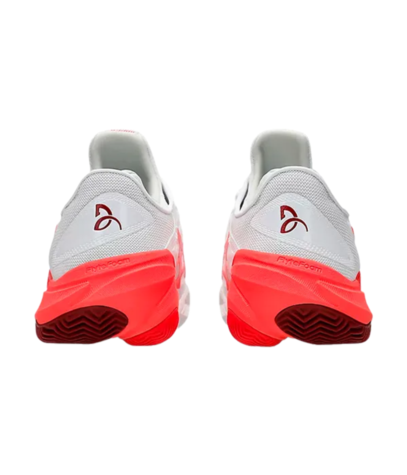 Asics Court FF 3 Novak Clay Белый-Электрический Красный 2025 Кроссовки