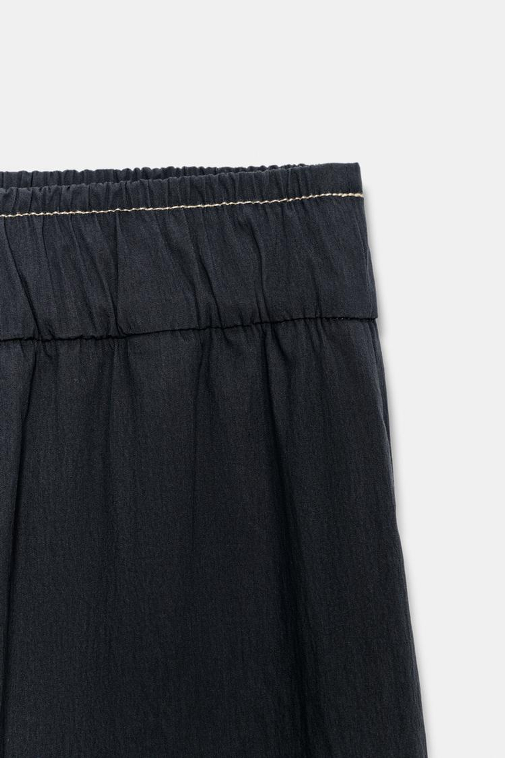 ZARA БРЮКИ СО СТРОЧКОЙ — ZW COLLECTION, СЕРО-СИНИЙ