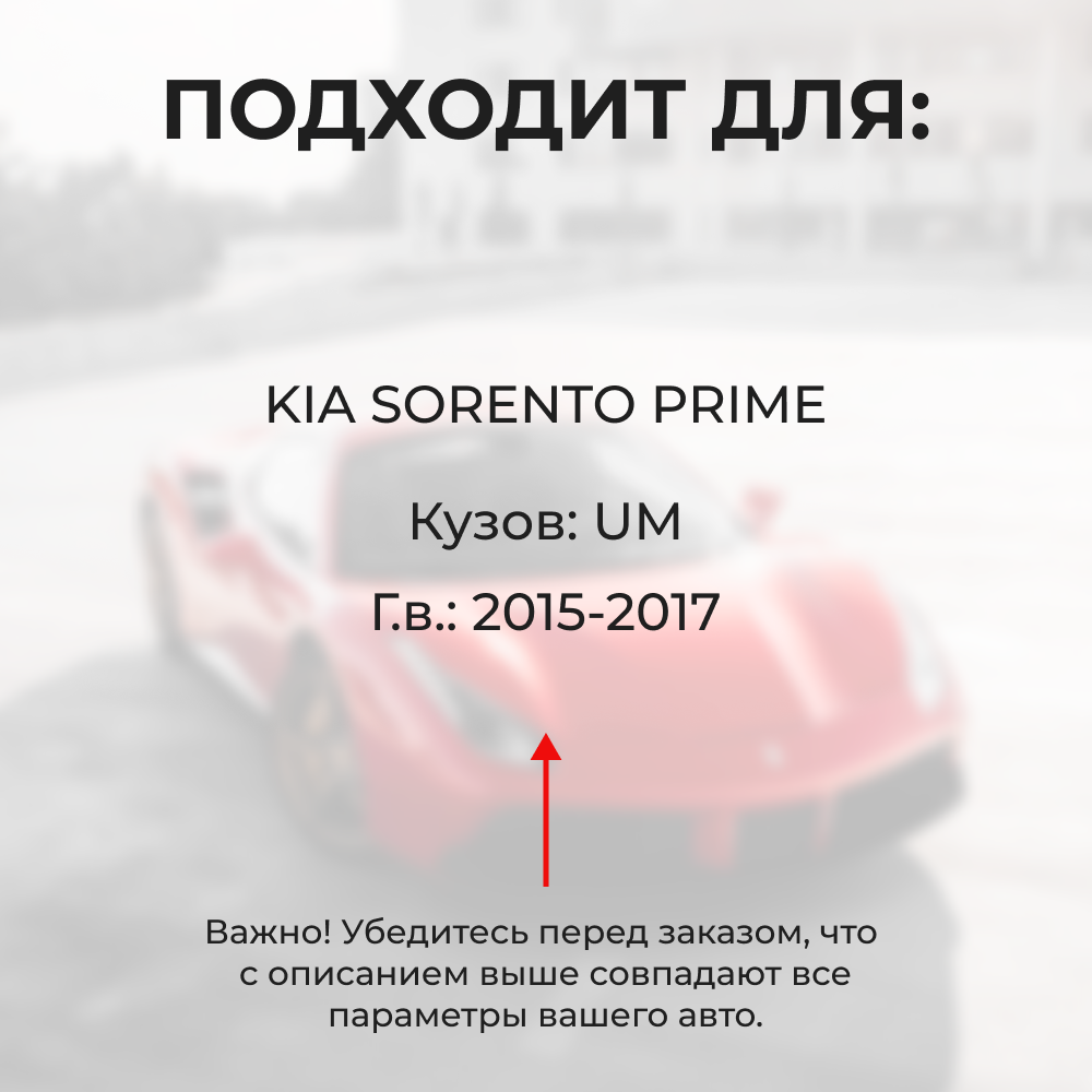 Ремкомплект ограничителей дверей KIA SORENTO PRIME UM (Задние двери, тип 19) 2015-2017