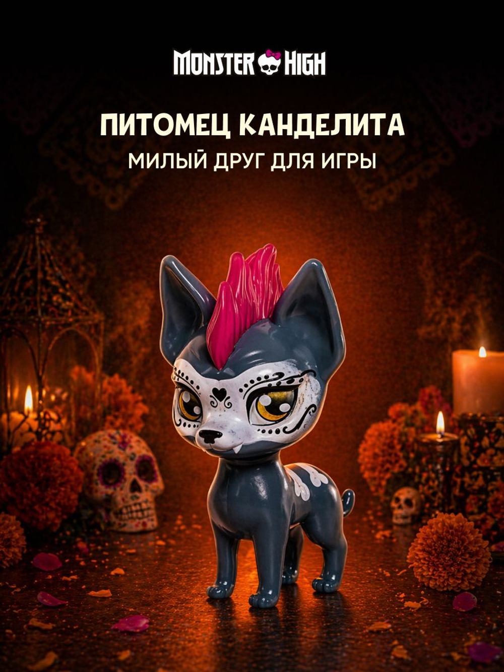 Модная кукла Монстр Хай - Клодин Вульф. Mattel Monster High Гардероб с одеждой для кукол и аксессуарами. Игрушки для девочек, HYB12