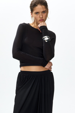 Укороченные брюки с бочкообразными штанинами - H&M