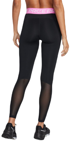 Женские леггинсы Nike Pro 365 Tight - black/playful pink/white