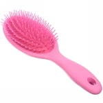 Расческа массажная «Lady Brush», форма овальная, цвет фуксия, 22,5*7см (блистер Ultramarine)