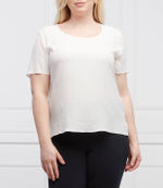 блузка bella plus size Persona by Marina Rinaldi - белый(1111362)
