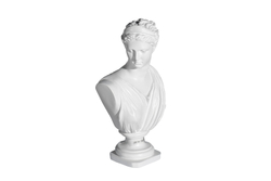 Статуэтка "Античный бюст" женский белый 18x12xh.32см Garda Decor