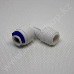 Фитинг QT-11A угловой 1/4"(f) x 1/4"(НР)