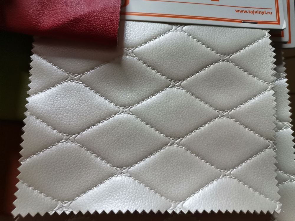 Искусственная кожа KVS 604 white