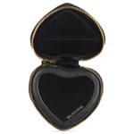 Balenciaga Grain Cow Leather Key Ring Key Pouch Women"s Black