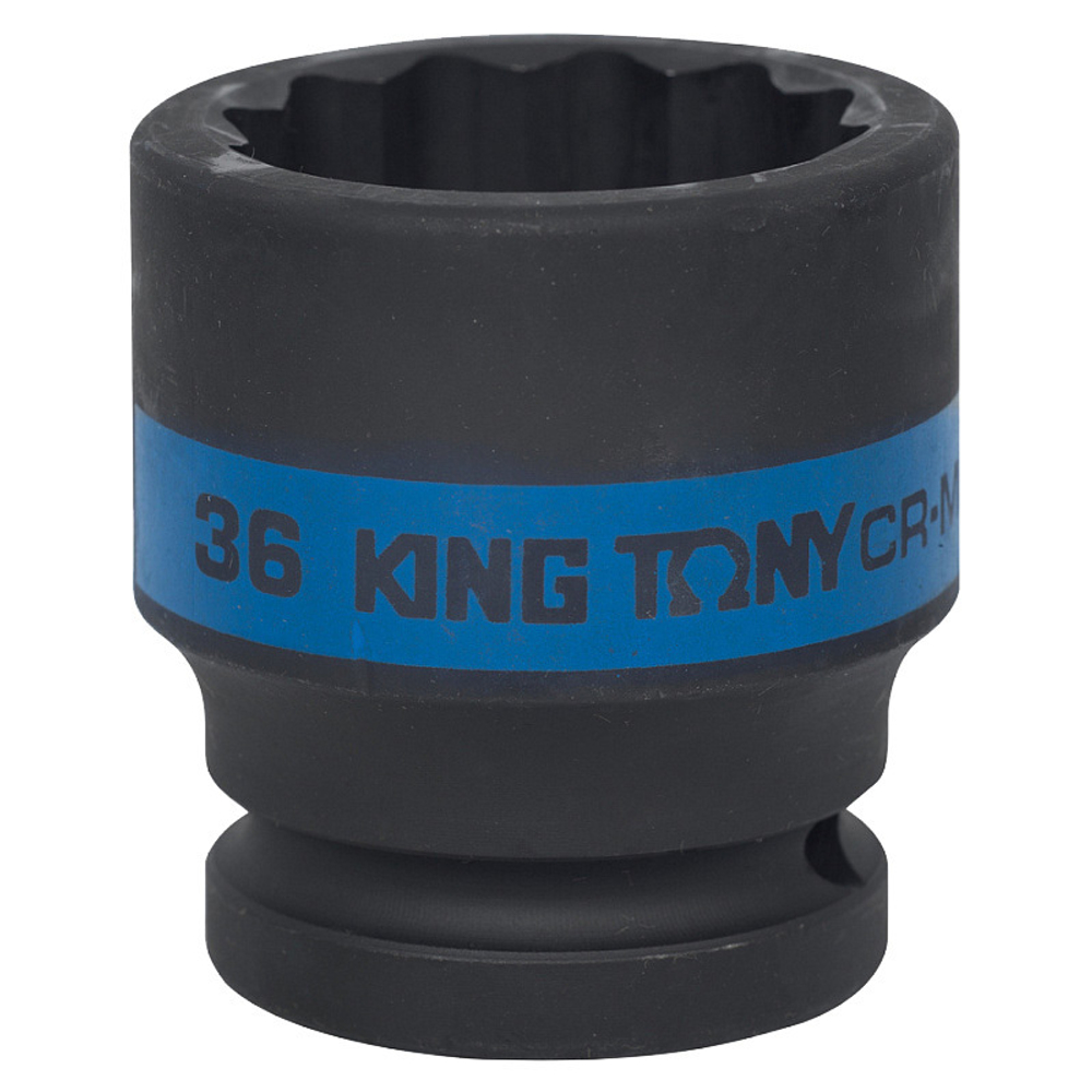 Головка торцевая ударная двенадцатигранная 3/4", 36 мм KING TONY 653036M