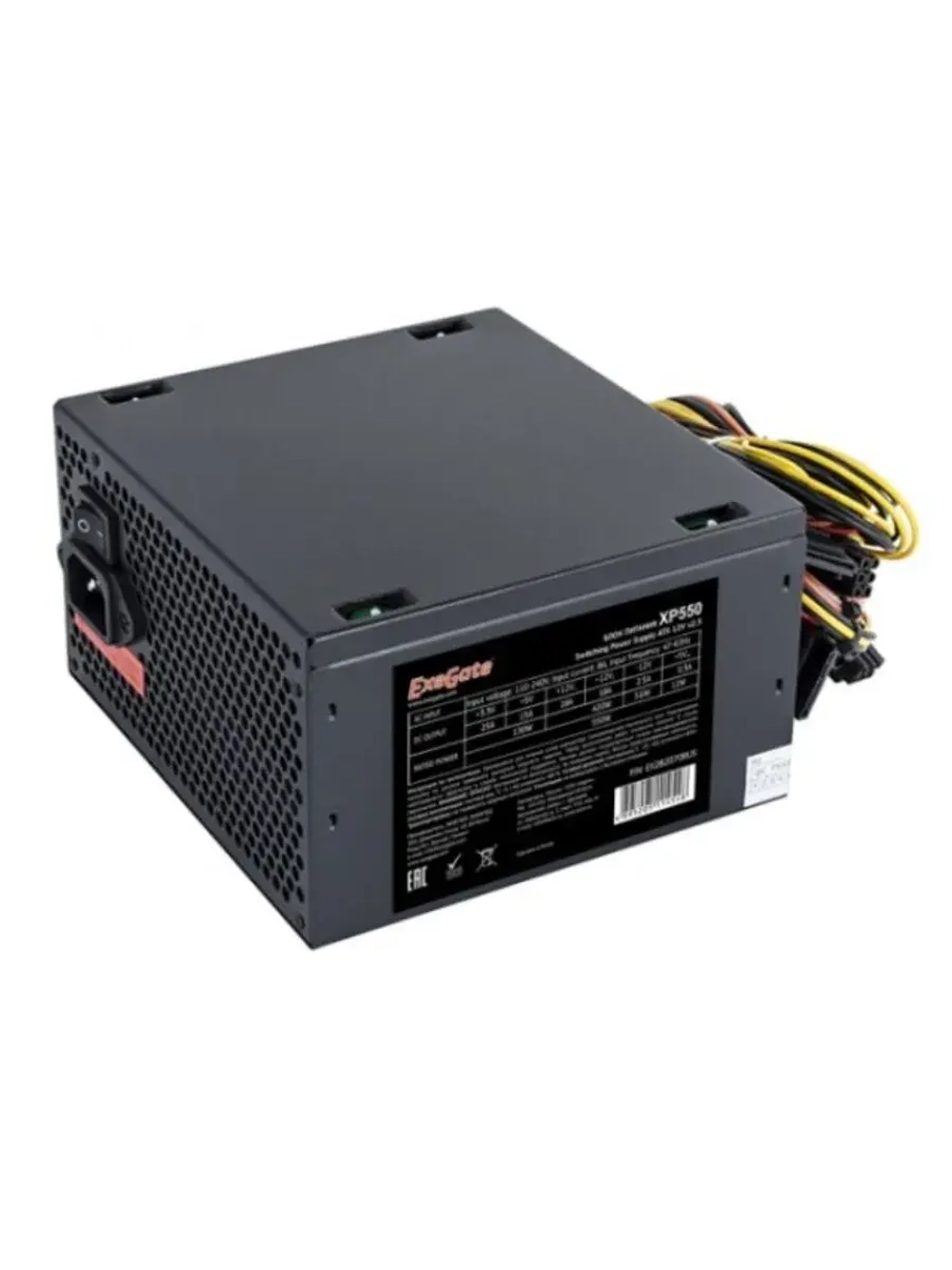 Блок питания XP550 EX282070RUS-S 550W EX282070RUS-S BLACK