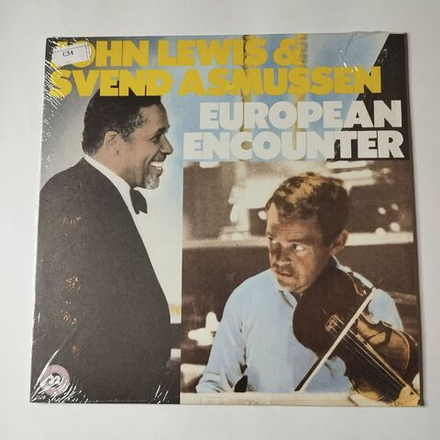 Винтажная виниловая пластинка LP John Lewis and Svend Asmussen European Encounter (USA 1986)