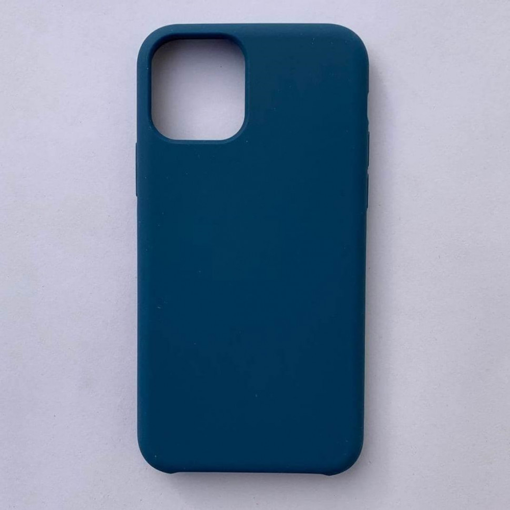 Чехол-накладка  i-Phone 13 Pro Max Silicone icase  №35 космо-голубая