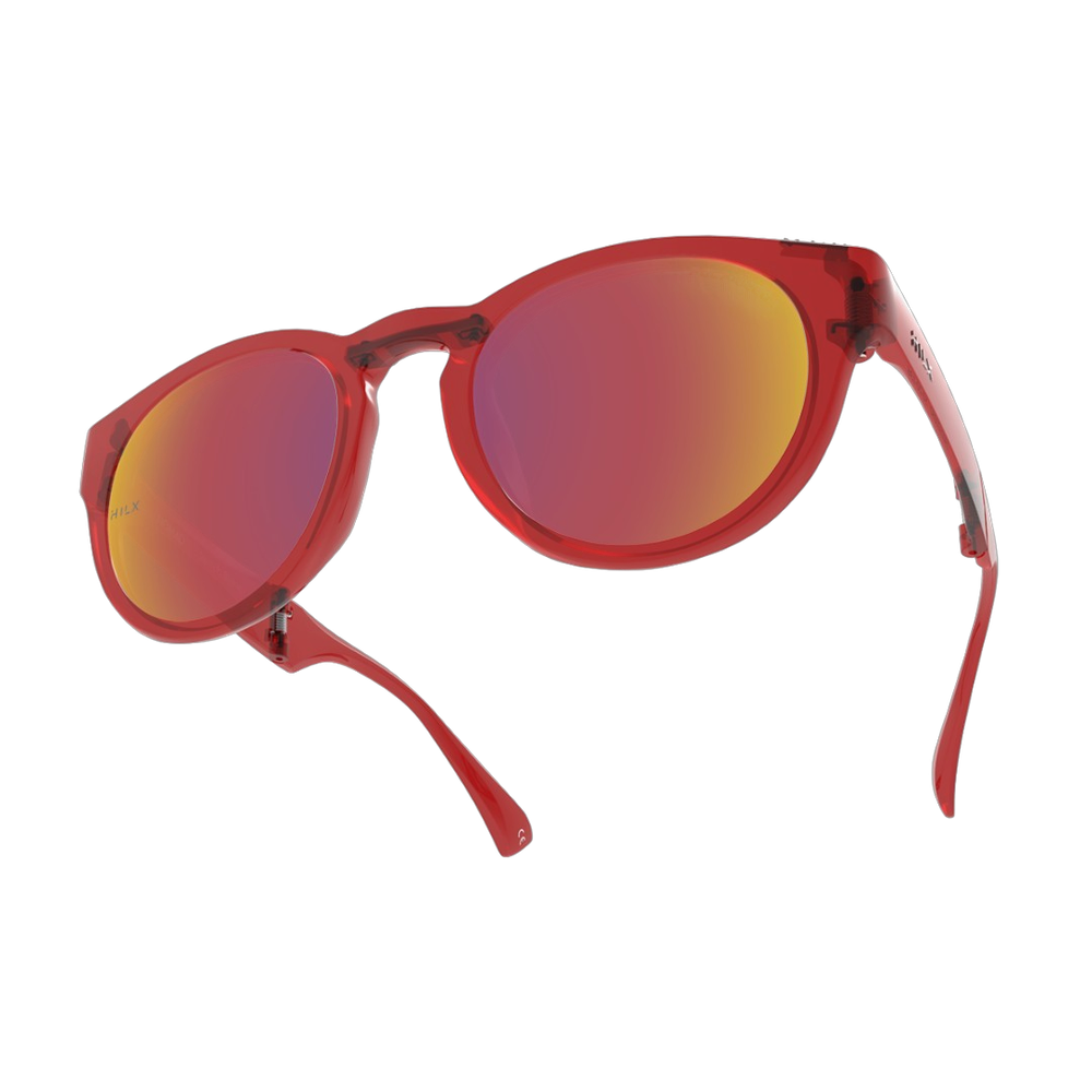 Спортивные очки HILX Switch Blade / Shiny Red / Red Lens