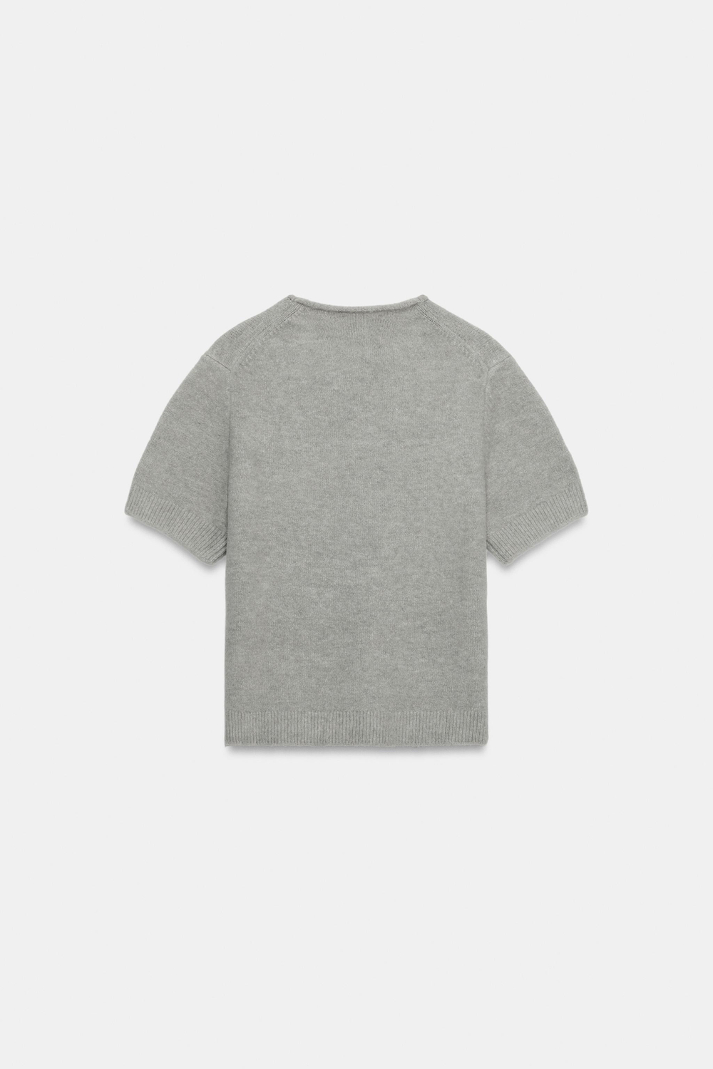 СВИТЕР ИЗ МЯГКОЙ ТКАНИ С КОРОТКИМИ РУКАВАМИ — ZARA