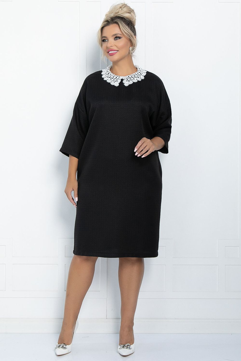 Платье Алла (черное) П11087 LT Collection (Акция)