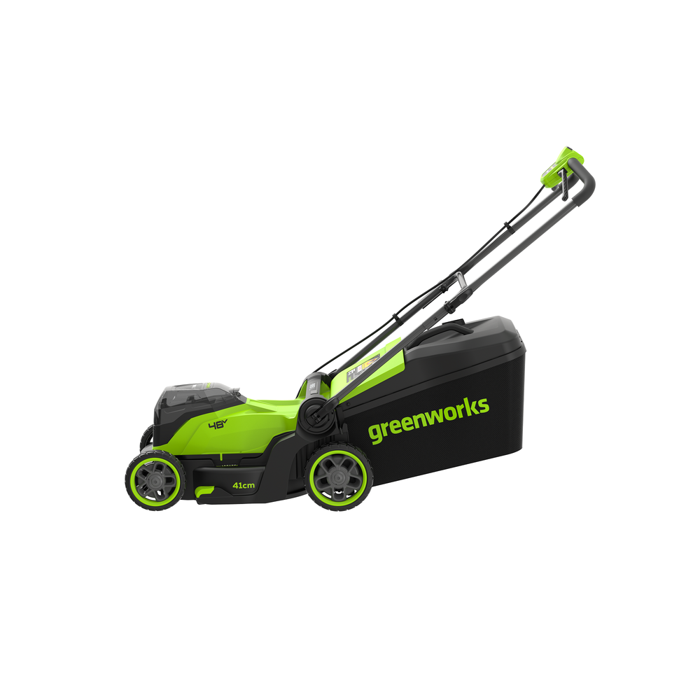 Газонокосилка аккумуляторная Greenworks GD24X2LM411 , 2х24V, 41 см, бесщеточная, без АКБ и ЗУ (2520907)