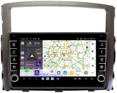 Магнитола для Mitsubishi Pajero 4 2006-2022 - Kuberg OL-9566 (кнопки и крутилки) Android 13, Быстрая, CarPlay, 4G SIM-слот