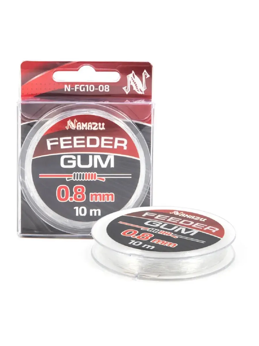 Фидергам FEEDER GUM, L-10 м прозрачный