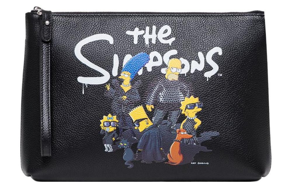 Balenciaga Cow Leather Clutch Women"s Black