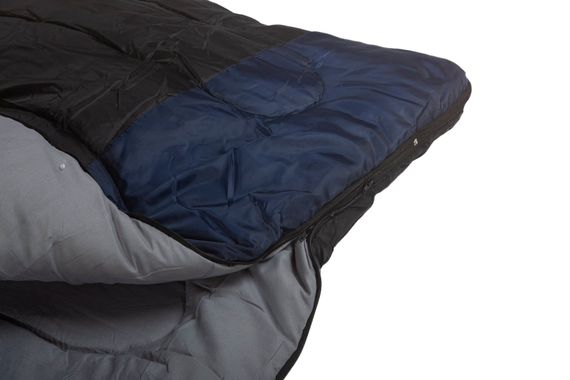 Спальный мешок INDI Camper Plus R-zip от -12 °C (одеяло с подголовником 195+35X90 см)