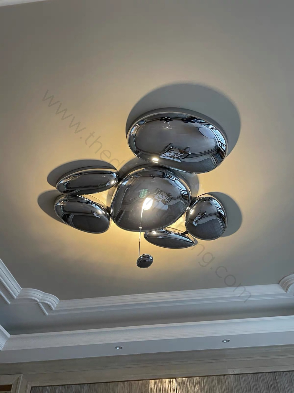 Ceiling design lamp Skydro by Artemide (6 lampshades)