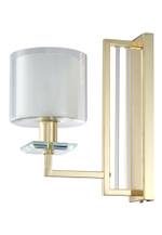 Настенный светильник Crystal Lux NICOLAS AP1 GOLD/WHITE