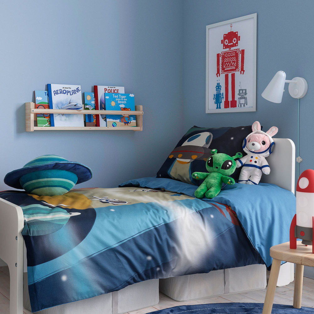 Мягкая игрушка IKEA AFTONSPARV (АФТОНСПАРВ), Инопланетянин, 34 см