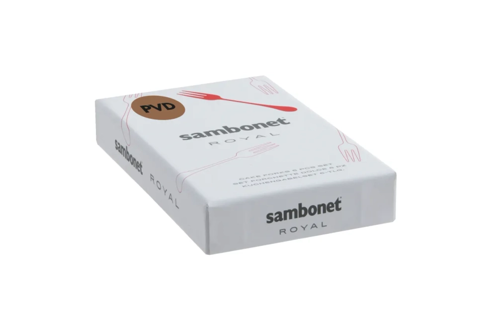 Sambonet Набор из 6 вилок Royal PVD 2Черные 52763KA5