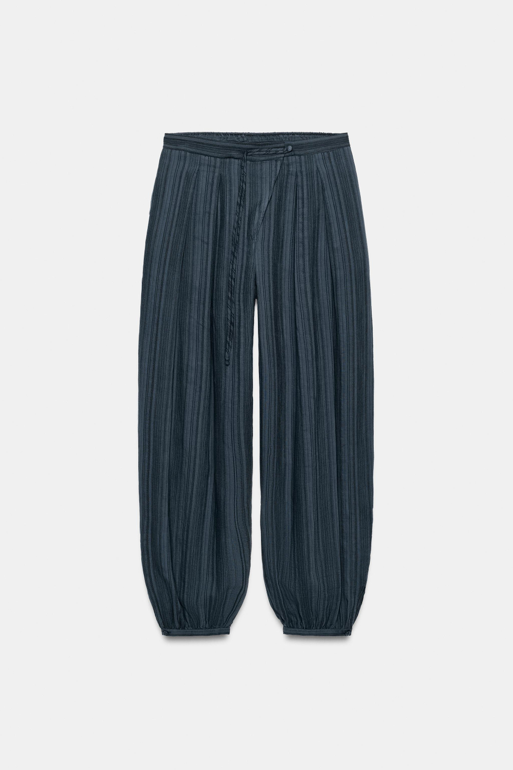 БРЮКИ-БАЛЛОНЫ В ПОЛОСКУ — ZW COLLECTION — ZARA