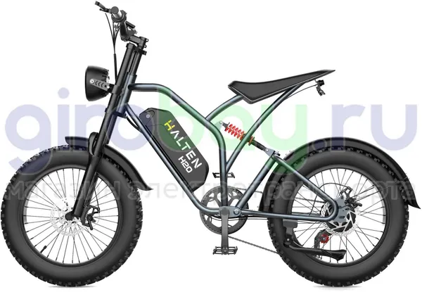Электровелосипед HALTEN H20 (48V/20Ah) гидравлический тормоз фото №6
