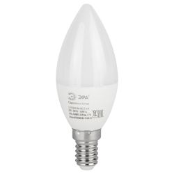 Лампа светодиодная ЭРА RED LINE LED B35-8W-865-E14 R 8Вт свеча холодный дневной свет Е14 | Лампы cветодиодные Свеча (B/C)