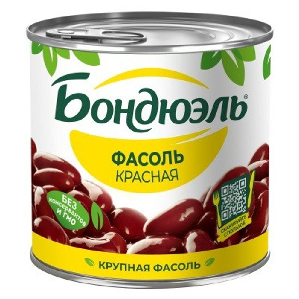 Фасоль Бондюэль красная ж/б 425мл, шт