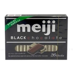 Шоколад Meiji 26 blocks Black тёмный горький, 120г