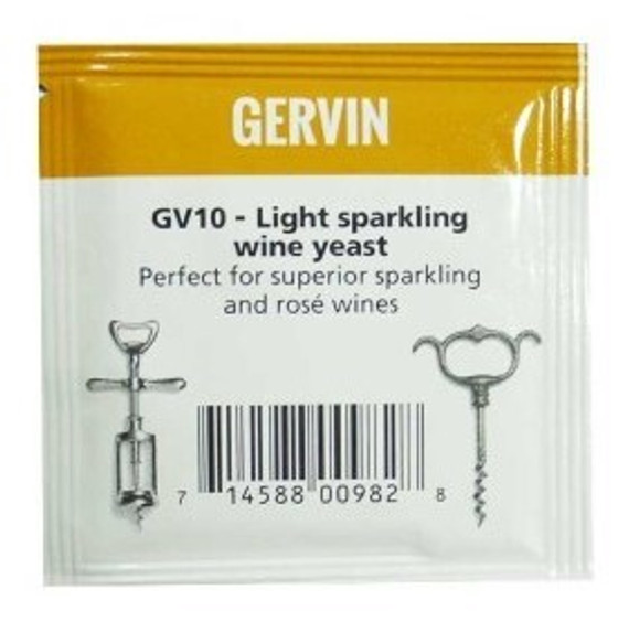 Винные дрожжи Gervin "Light Spark Wine GV10", 5 г
