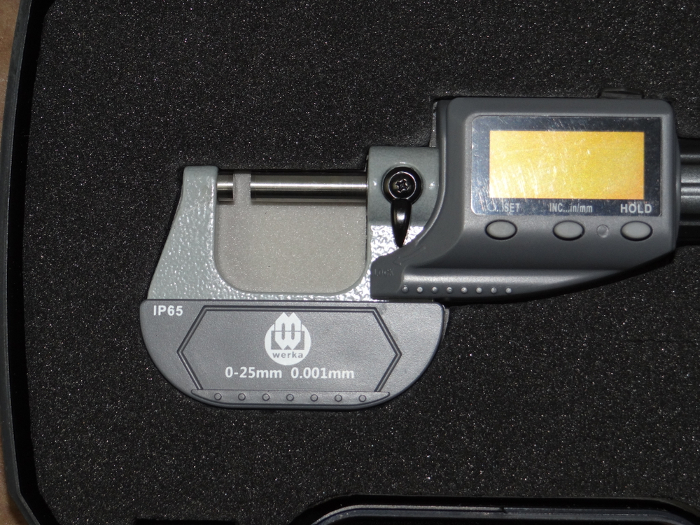 Werka микрометр цифровой 217-5929, 0-25 мм, 0.001 мм IP65
